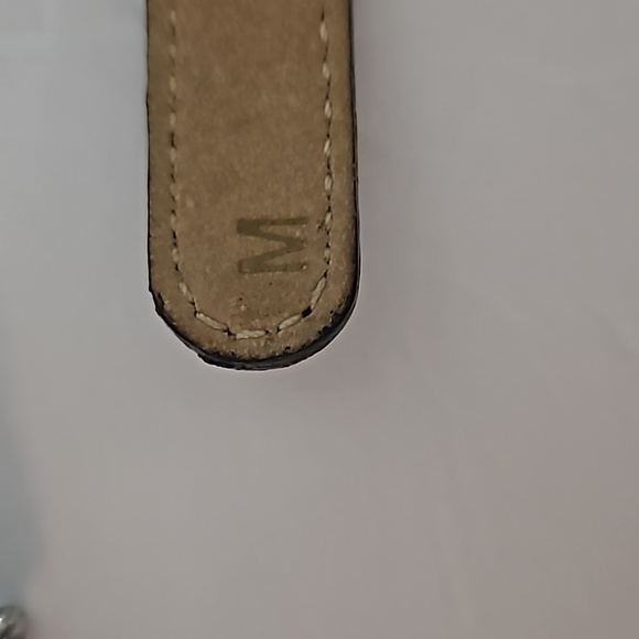 Streets Ahead  Belt Metal Design Detail sz M Black Pre-owned - Picture 5 of 8